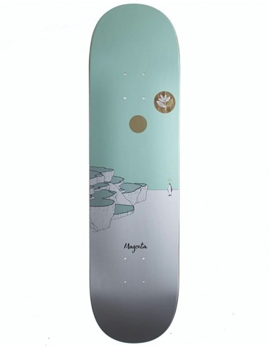 Magenta Questions Skateboard Deck - 8"