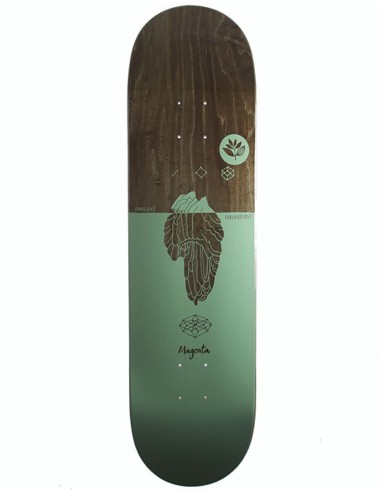 Magenta Iceberg Skateboard Deck - 8.25"