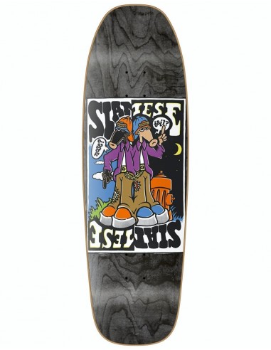 The New Deal Siamese Double Kick HT Skateboard Deck - 9.625"