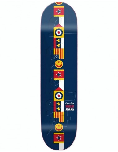 Chocolate Alvarez Battle Lines Skateboard Deck - 8"