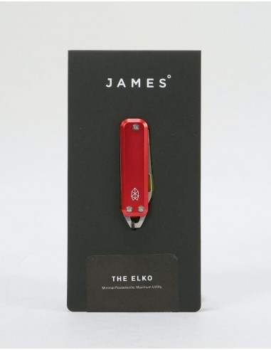 James The Elko Knife - Red/Stainless