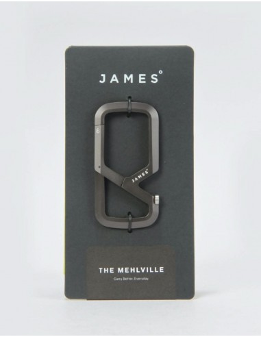 James The Mehlville 'Carabiner' Keychain - Space Grey/Stainless