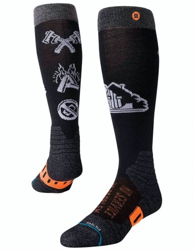 Stance Freedom Frontier Grenier Pro Snowboard Socks - Black