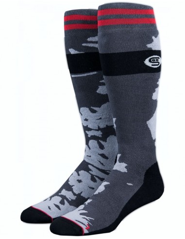 Stinky Moon Snowboard Socks - Black/Moon