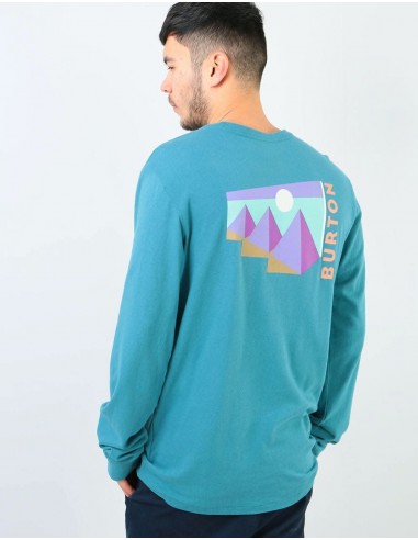 Burton Horik L/S T-Shirt - Storm Blue