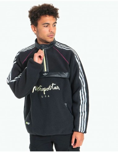 adidas x Metropolitan Polar Track Top - Black/Yellow Tint/Real Magenta