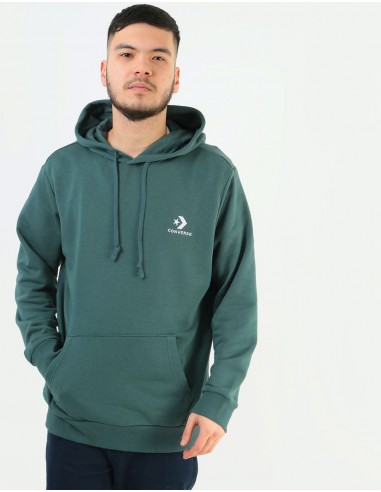 Converse Star Chevron Embroidered French Terry Pullover Hoodie - Faded