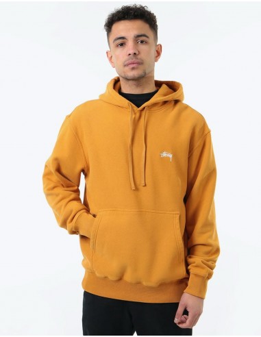 Stüssy Logo Pullover Hoodie - Rust