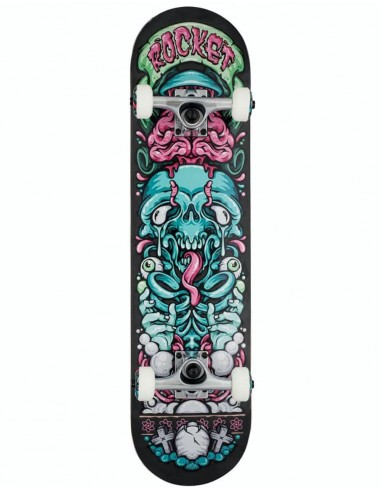 Rocket Bones Pile-Up Complete Skateboard - 7.75"