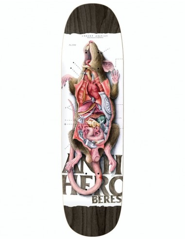 Anti Hero Beres Street Anatomy Skateboard Deck - 8.63"