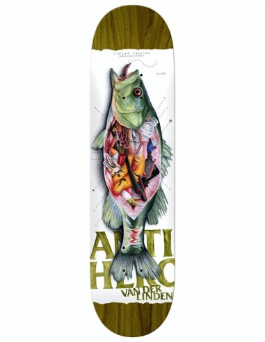 Anti Hero Daan Street Anatomy Skateboard Deck - 8.25"