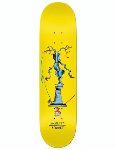 Krooked Worrest Buck Skateboard Deck - 8.5"