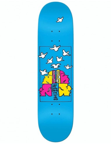 Krooked Cromer Qwuatro Skateboard Deck - 8.06"