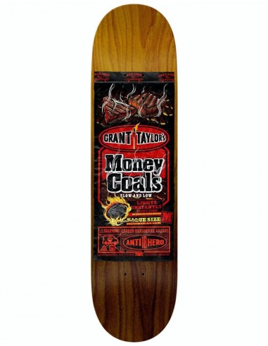 Anti Hero Taylor Money Coals Skateboard Deck - 8.38"