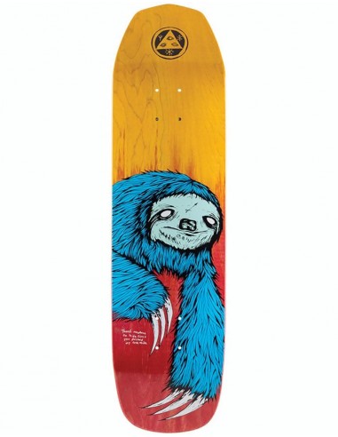 Welcome Sloth on Vimana Skateboard Deck - 8.25"